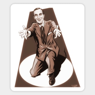 Al Jolson - An illustration by Paul Cemmick Magnet